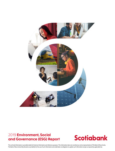 Thumbnail Scotiabank ESG Report 2019