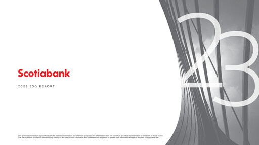 Thumbnail Scotiabank ESG Report 2023