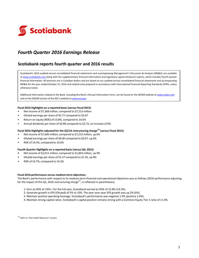 Thumbnail Scotiabank Financial Statement 2016