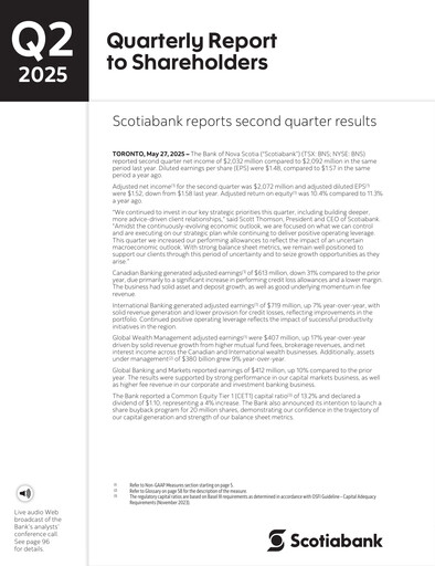 Thumbnail Scotiabank Quarterly Report 2025-q2