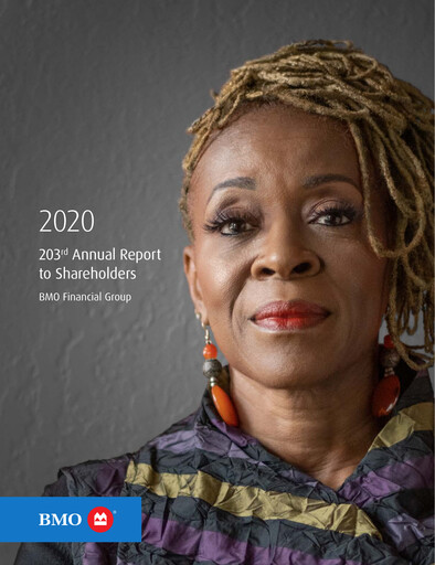 Thumbnail Bank of Montreal
 Annual Report 2020