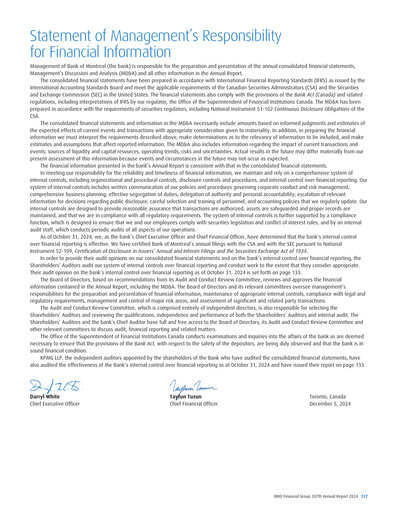 Thumbnail Bank of Montreal
 Financial Statement 2024