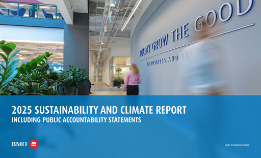 Vorschaubild Bank of Montreal
 Nachhaltigkeitsbericht 2025