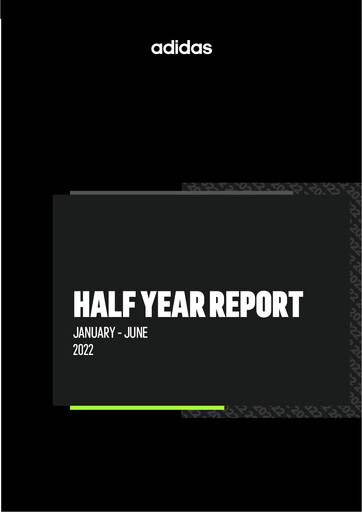 Thumbnail Adidas Half-year Report 2022-h1