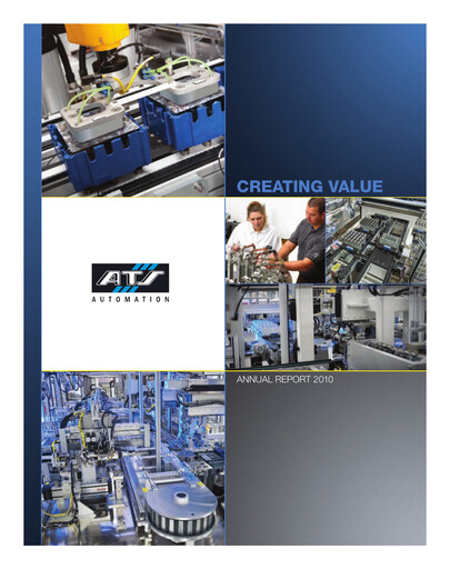 Thumbnail ATS Automation Annual Report 2010