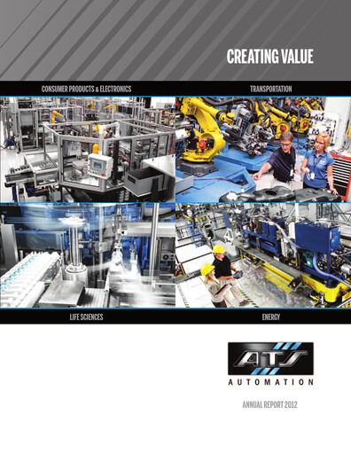 Thumbnail ATS Automation Annual Report 2012