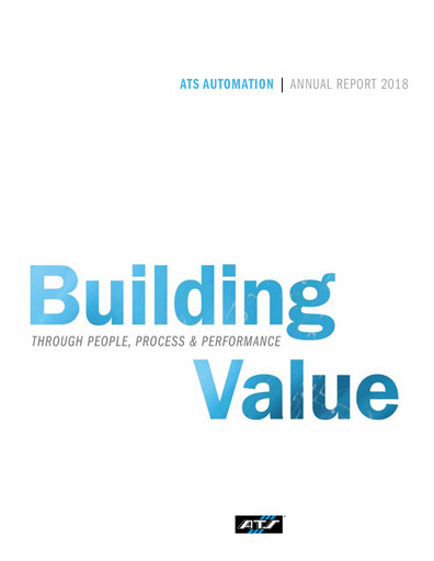 Thumbnail ATS Automation Annual Report 2018