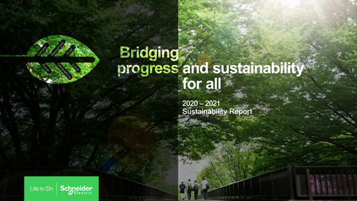 Thumbnail Schneider Electric Sustainability Report 2020