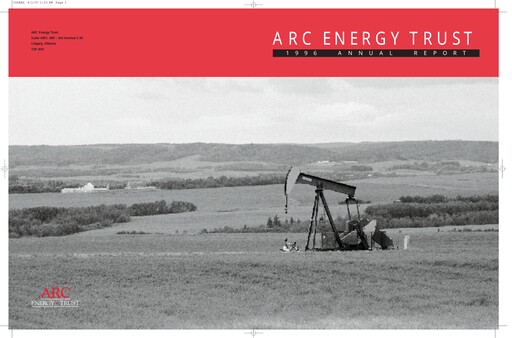 Thumbnail ARC Resources
 Annual Report 1996