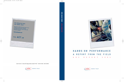 Thumbnail ARC Resources
 Annual Report 2004