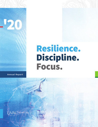Thumbnail ARC Resources
 Annual Report 2020