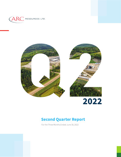 Thumbnail ARC Resources
 Quarterly Report 2022-q2