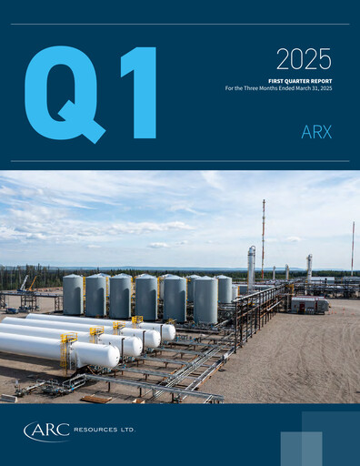 Thumbnail ARC Resources
 Quarterly Report 2025-q1