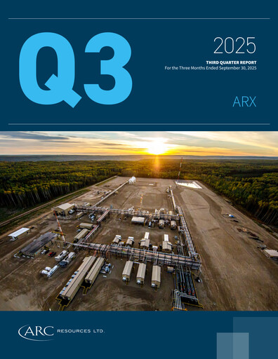 Thumbnail ARC Resources
 Quarterly Report 2025-q3