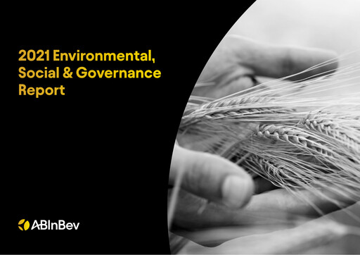 Thumbnail Anheuser-Busch Inbev ESG Report 2021