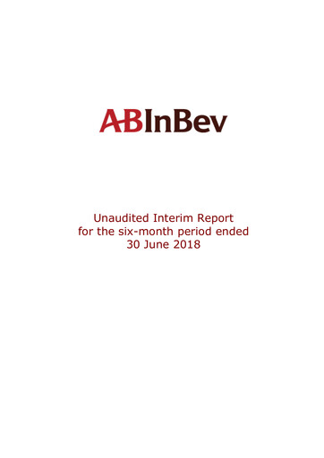 Vorschaubild Anheuser-Busch Inbev Halbjahresbericht 2018-h1