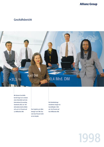 Thumbnail Allianz SE Annual Report 1998