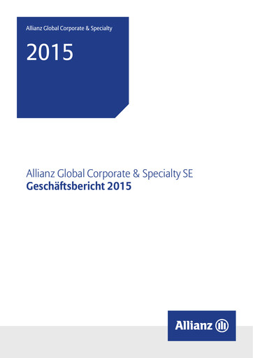 Thumbnail Allianz SE Annual Report 2015