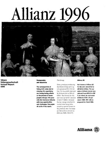 Thumbnail Allianz SE Annual Report 1996