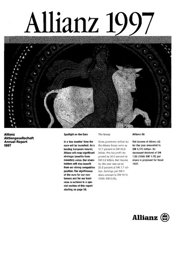 Thumbnail Allianz SE Annual Report 1997