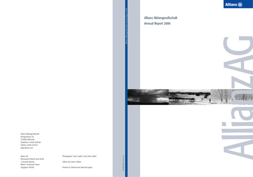 Thumbnail Allianz SE Annual Report 2000