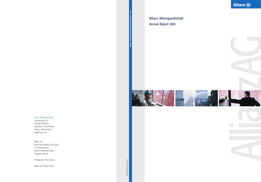 Thumbnail Allianz SE Annual Report 2001