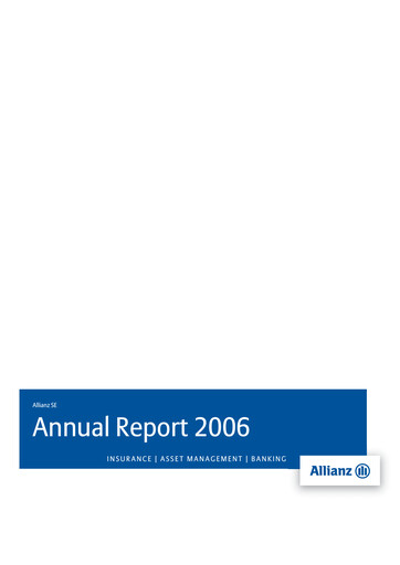 Thumbnail Allianz SE Annual Report 2006