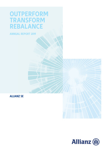 Thumbnail Allianz SE Annual Report 2019