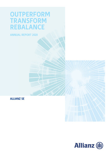 Thumbnail Allianz SE Annual Report 2020