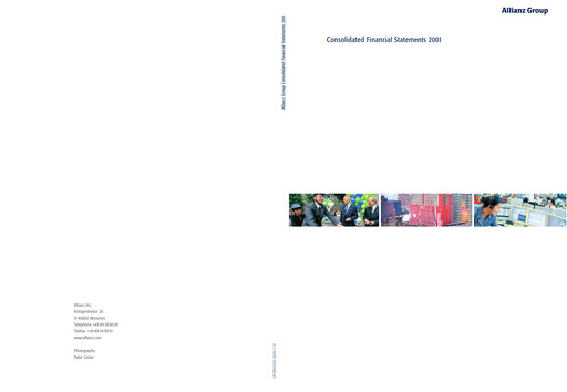 Thumbnail Allianz SE Financial Statement 2001
