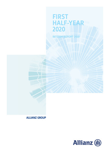 Thumbnail Allianz SE Half-year Report 2020-h1