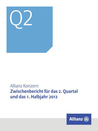 Vorschaubild Allianz SE Quartalsbericht 2013-q2