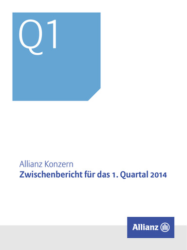 Vorschaubild Allianz SE Quartalsbericht 2014-q1
