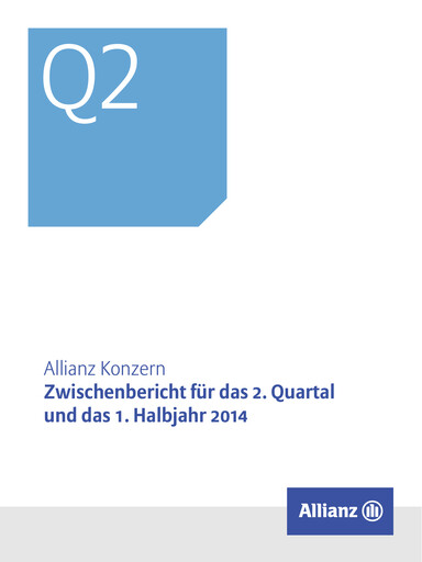 Vorschaubild Allianz SE Quartalsbericht 2014-q2