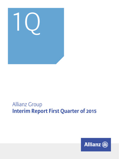 Thumbnail Allianz SE Quarterly Report 2015-q1