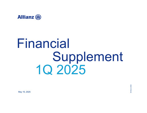 Vorschaubild Allianz SE Quartalsbericht 2025-q1