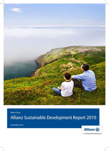 Thumbnail Allianz SE Sustainability Report 2010