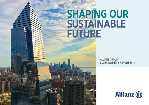Thumbnail Allianz SE Sustainability Report 2018