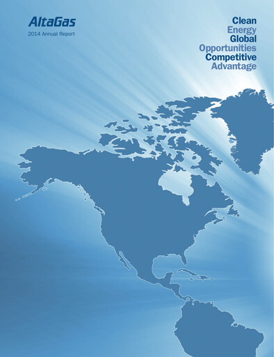 Thumbnail AltaGas
 Annual Report 2014