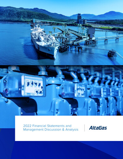 Thumbnail AltaGas
 Annual Report 2022