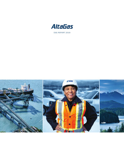 Thumbnail AltaGas
 ESG Report 2019
