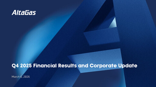 Thumbnail AltaGas
 Quarterly Report 2025-q4