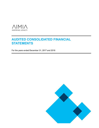 Thumbnail Aimia Financial Statement 2017