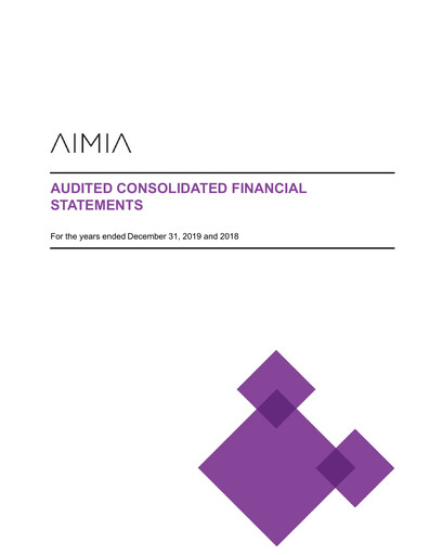 Thumbnail Aimia Financial Statement 2019