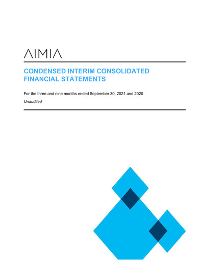 Thumbnail Aimia Financial Statement 2021-q3