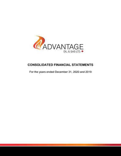 Thumbnail Advantage Energy Financial Statement 2020