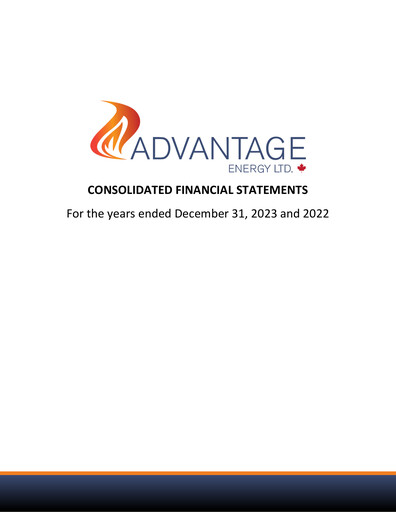 Thumbnail Advantage Energy Financial Statement 2023