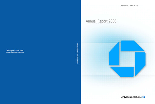 Thumbnail JPMorgan Chase Annual Report 2005
