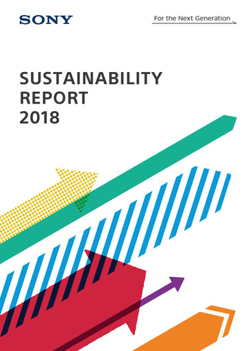Thumbnail Sony Sustainability Report 2018