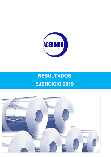 Thumbnail Acerinox Financial Report 2019